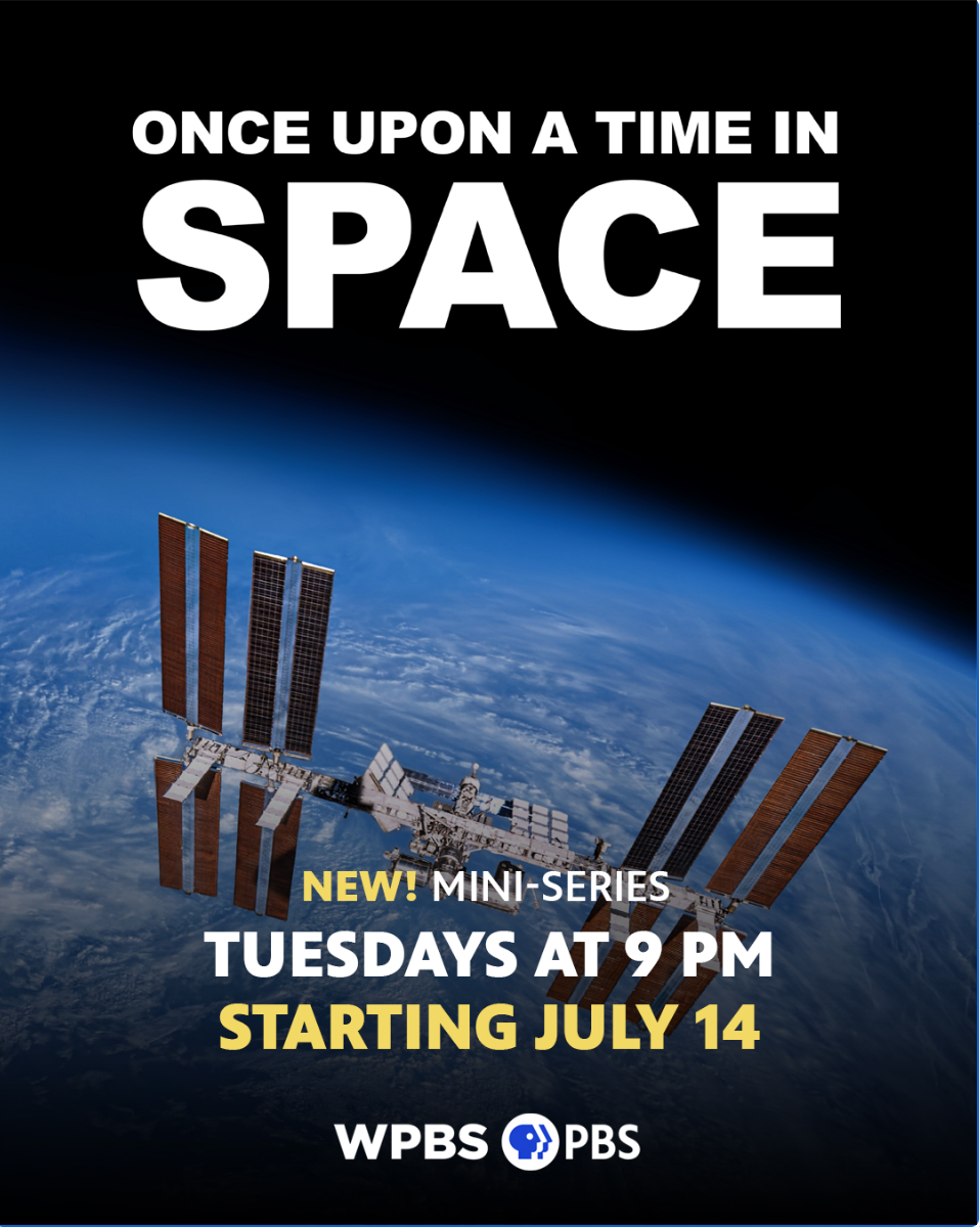 a promo poster for a space documentary series