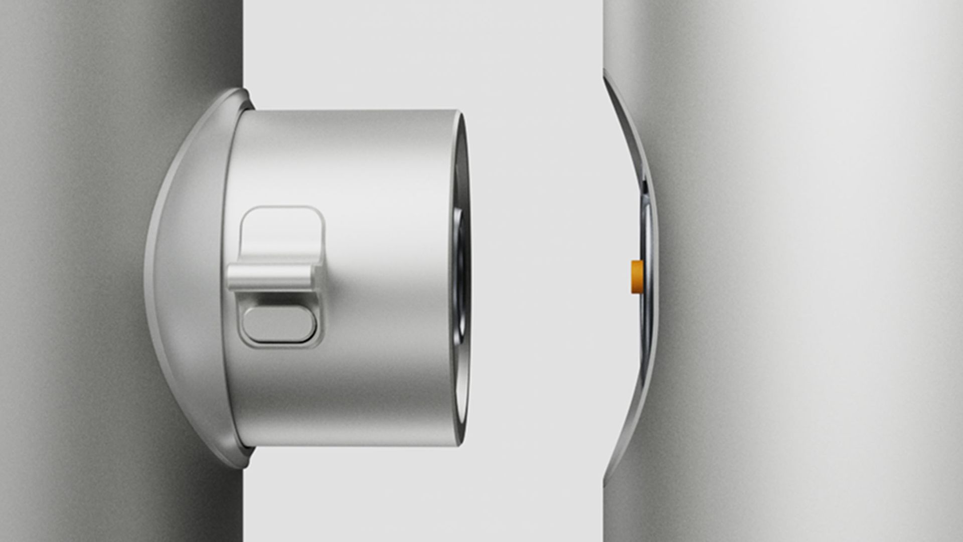 The SkyDock connection system on the Vaonis Atlas.