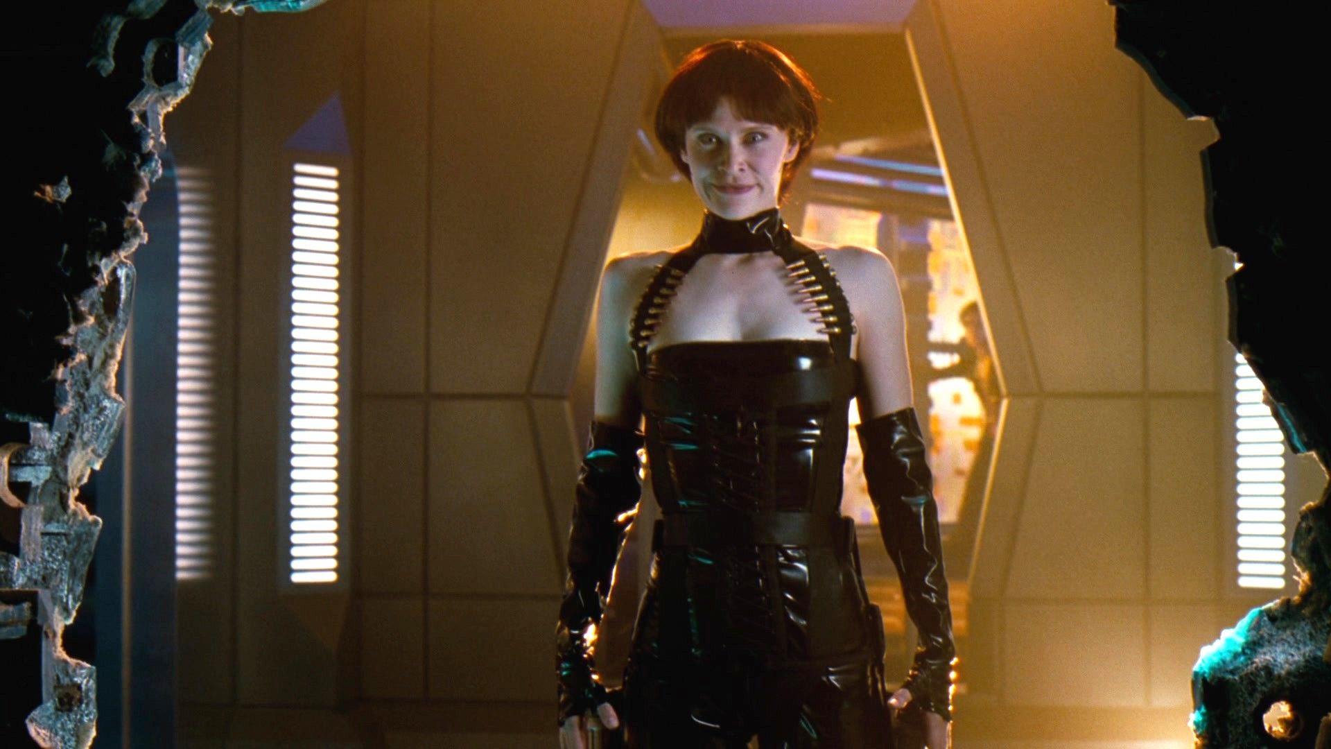Screenshot from the 2001 space horror movie