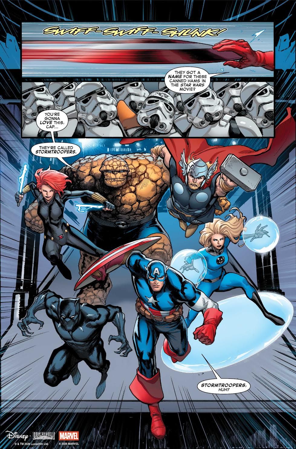 a page from a sci-fi comic book