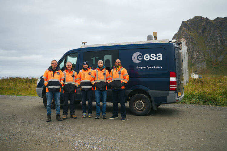 ESA team at Jammertest 2026