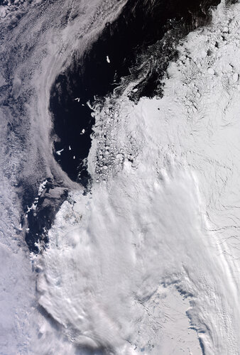 This image over part of West Antarctica was captured by Copernicus Sentinel-3 on 30 September 2026. 