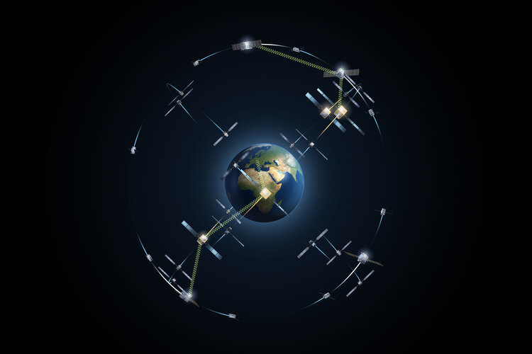Galileo satellite navigation constellation