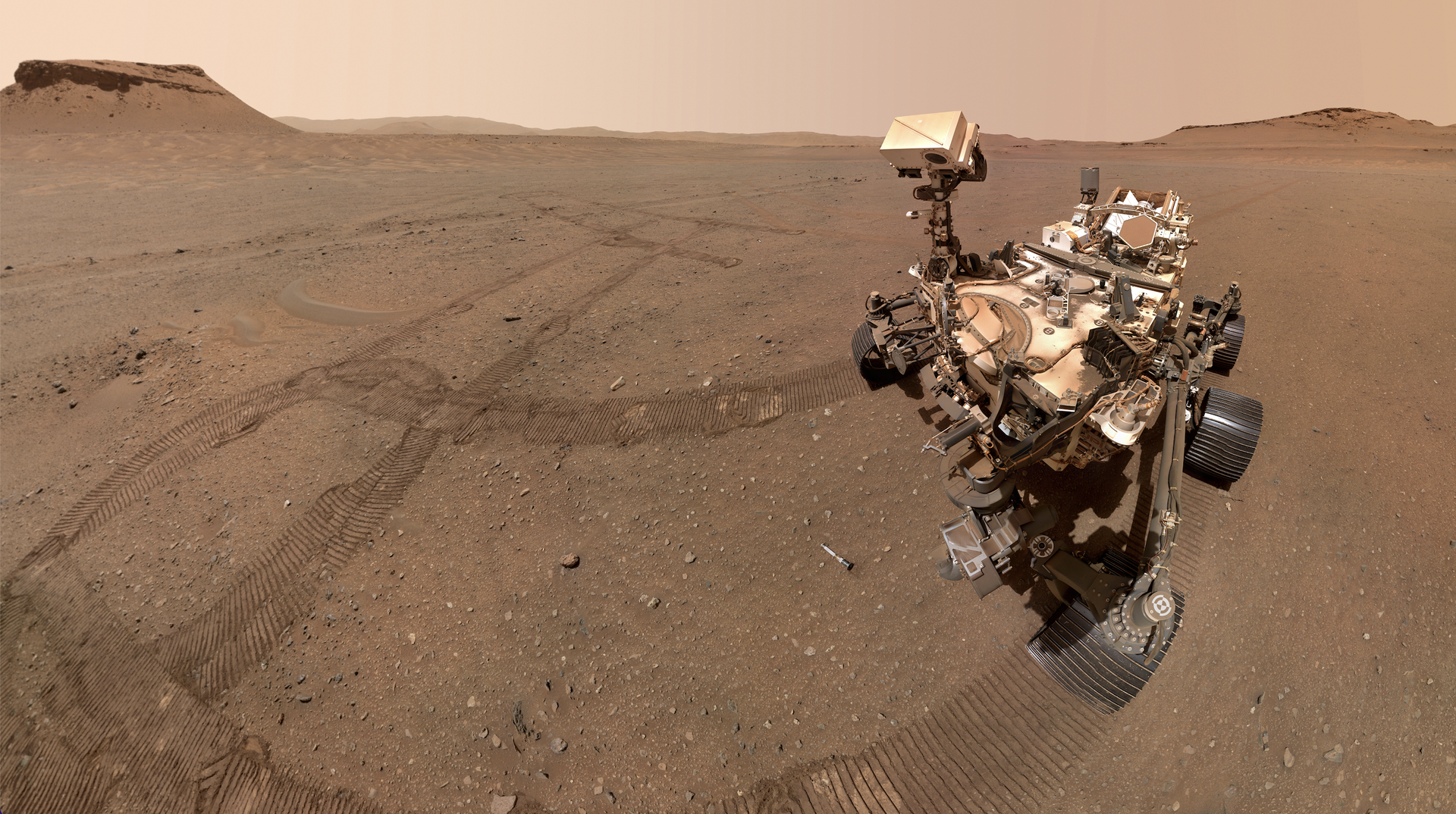NASA's Perseverance Mars rover selfie.