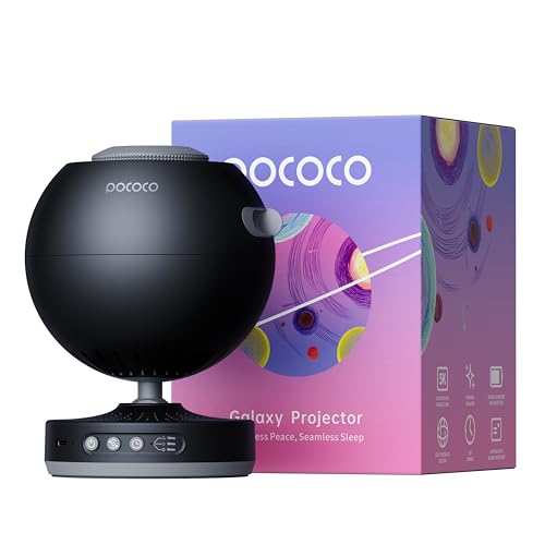 Pococo Galaxy Star Projector, Rechargeable, With 5k Discs, 2 Megapixel Lens