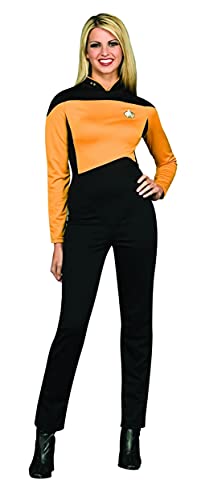 Secret Wishes Star Trek the Next Generation Woman's Deluxe Gold Jumpsuit, Adult Xs